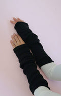 Wool Blend Arm Warmers / Leg Warmers: One Size (20 inches) / Powder Pink